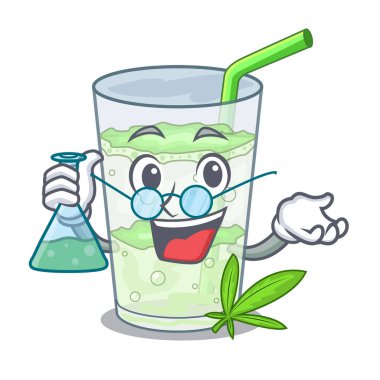 Profesör Lassi suyu bhang botlo karakter vektör esnaf içinde