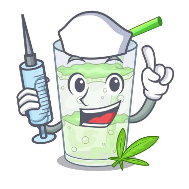 Hemşire Lassi suyu bhang botlo karakter vektör esnaf içinde