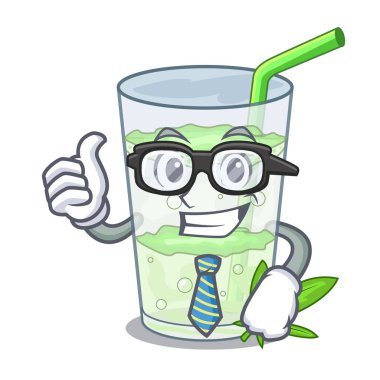 İşadamı Lassi suyu bhang botlo karakter vektör esnaf