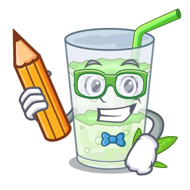 Öğrenci Lassi suyu bhang botlo karakter vektör esnaf