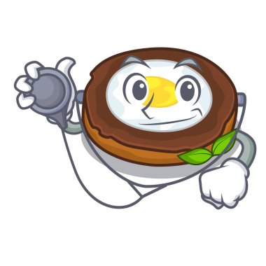 Doktor yumurta viski karikatürler vektör çizim hizmet hazır