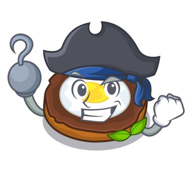 Korsan yumurta viski karikatürler vektör çizim hizmet hazır