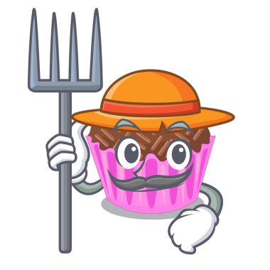 Çiftçi bragadeiro çizgi film vektör esnaf çeşitli