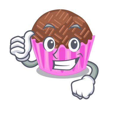 Yaşasın bragadeiro çizgi film kaplamalar vektör çizim içinde servis edilir