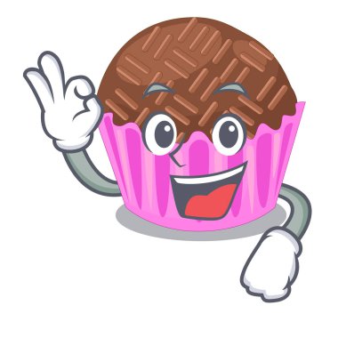 Tamam bragadeiro çizgi film kaplamalar vektör çizim içinde servis edilir