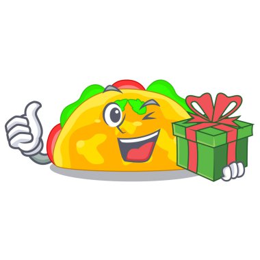 Bir tost çizgi film pan vektör çizim içinde ile Hediyelik omelatte