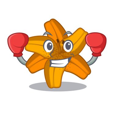 Çizgi film form vektör çizim çiçek Tiger lily boks