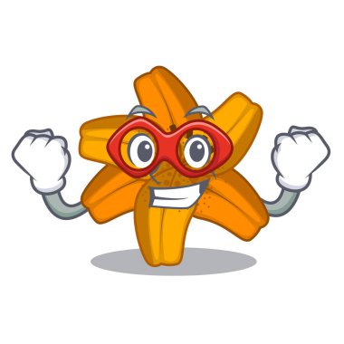 Süper kahraman tiger lily çiçekler pot karakter vektör esnaf