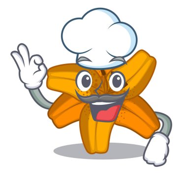 Şef tiger lily çiçekler pot karakter esnaf vektör