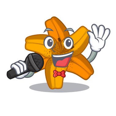 Şarkı lily kaplan çiçek karikatür ağaç vektör esnaf