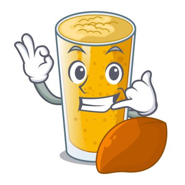 Beni lassi mango karakter buzdolabı vektör esnaf içinde ara