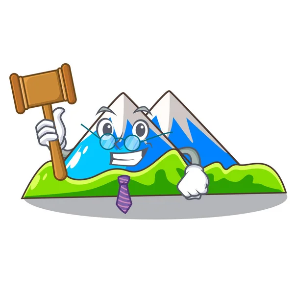 Juez Imágenes Dibujos Animados Montaña Son Muy Hermosa Ilustración Vectorial — Vector de stock