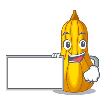 Bir çizgi film kase vektör çizim kurulu kabak dilimleri ile