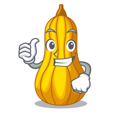 Soğuk kabak suyu karakter şişe vektör çizim içinde yaşasın