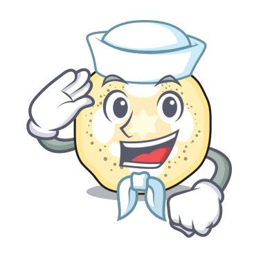 Çizgi film form vektör çizim denizci patlıcan dilimleri