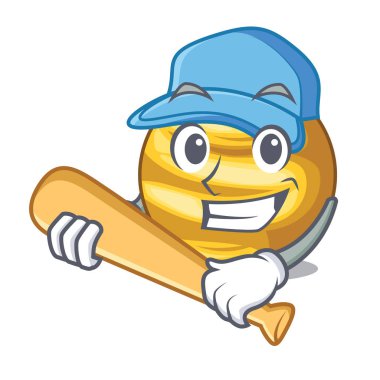 İskambil beyzbol gezegen Venüs şekil karakter vektör halat