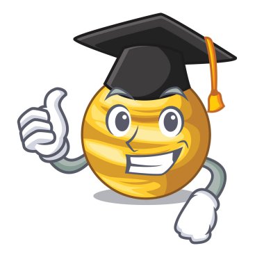 Mezuniyet gezegen gökyüzü çizgi film vektör çizim Venüs ışın