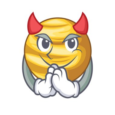 Şeytan şekil gezegen Venüs çok güzel vektör çizim.