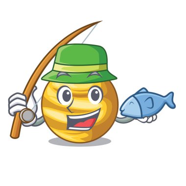 Balık tutma şekli gezegen Venüs çok güzel vektör çizim.