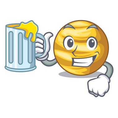 Suyu ile şekil gezegen Venüs çok güzel vektör çizim.