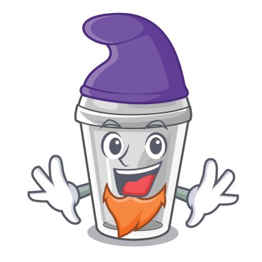 Elf plastik kap karikatür formu vektör çizim içinde