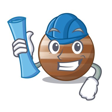 Mimar gezegen gökyüzü çizgi film vektör çizim Jüpiter ışın