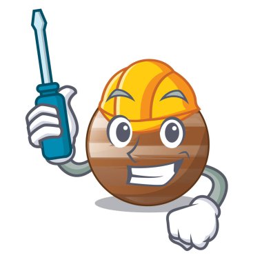 Otomotiv zanaat Jüpiter gezegeni karakter vektör çizim