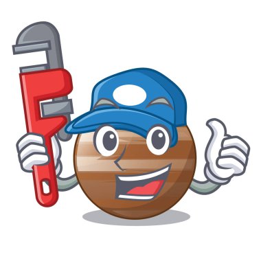 Tesisatçı zanaat Jüpiter gezegeni karakter vektör çizim