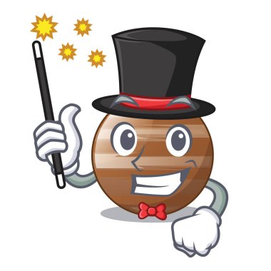 Sihirbaz zanaat Jüpiter gezegeni karakter vektör çizim