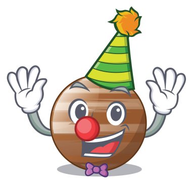 Palyaço zanaat Jüpiter gezegeni karakter vektör çizim