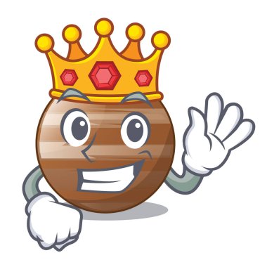 Karakter vektör çizim zanaat Jüpiter gezegeni Kral