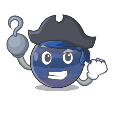 Korsan gezegen Neptün şekil karakter vektör çizim