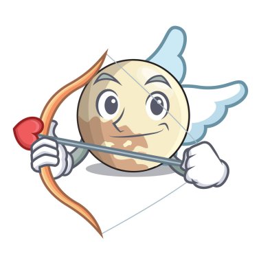 Aşk tanrısı gezegen Plüton çizgi film form vektör çizim içinde