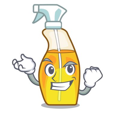 Bir çizgi film şişe vektör çizim başarılı sprey parfüm