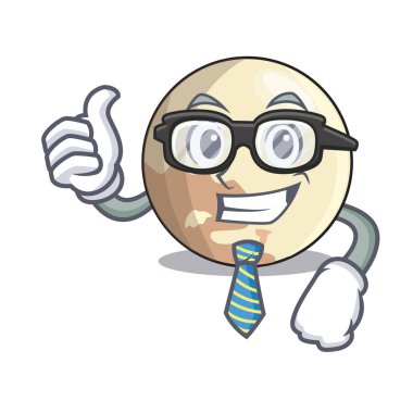 İşadamı görüntüsü gezegen Plüton karakter vektör, illüstrasyon