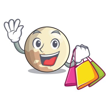 Alışveriş görüntü gezegen Plüton karakter vektör, illüstrasyon