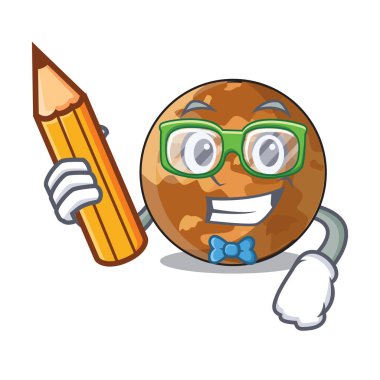 Bir çizgi film Merkür gezegeni vektör çizim öğrenci resmi