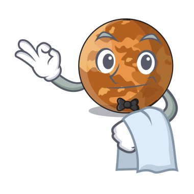 Garson plenet mercury şeklinde karakter vektör illustrastion