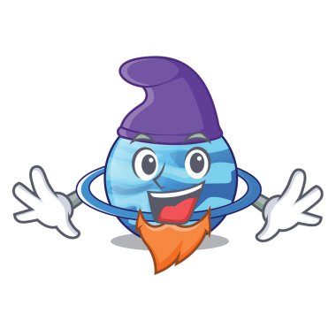 Elf plenet Uranüs Albümdeki karakter formu illüstrasyon vektör