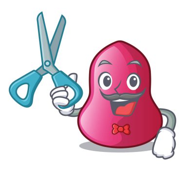 Kuaför sünger makeuop çizgi film form vektör çizim içinde