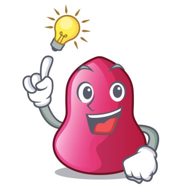 Bir fikir sünger makeuop-si olmak üstünde bir çizgi film vektör çizim