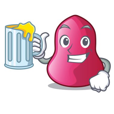 Makeuop tablo vektör halat ile suyu karakter sünger