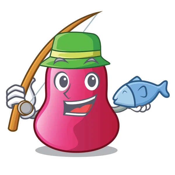 Fishing Character Sponge Makeuop Table Vector Ilustration — 图库矢量图片