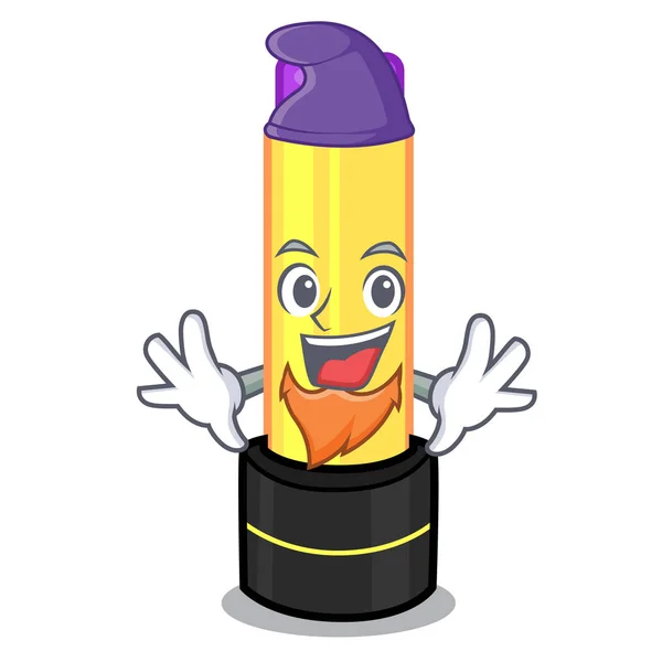 Elf Lip Balm Character Makeup Bag Vector Illustration — Διανυσματικό Αρχείο