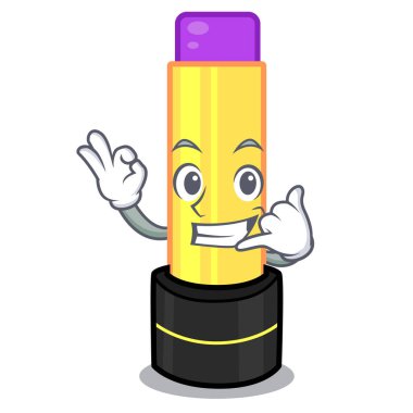 Bana çizgi film şekil vektör çizim içinde dudak kremi de