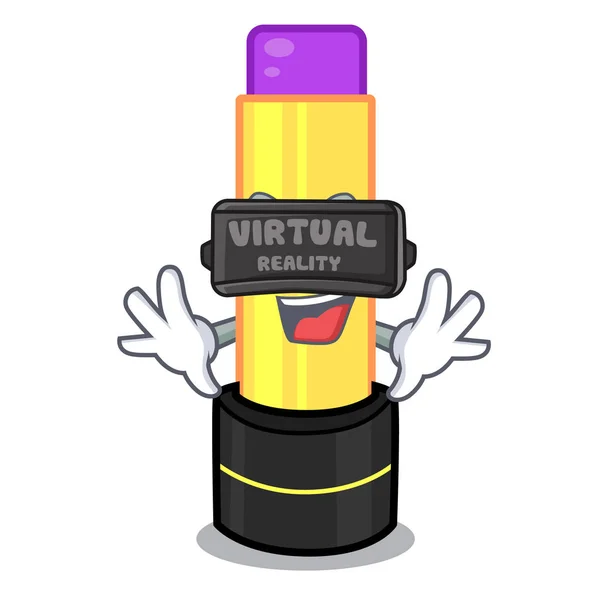 Bálsamo Labial Realidad Virtual Aislado Ilustración Del Vector Dibujos Animados — Vector de stock