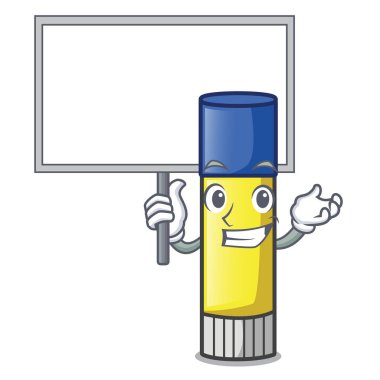 Çizgi film şekil vektör çizim kurulu glue Stick'i getirmek