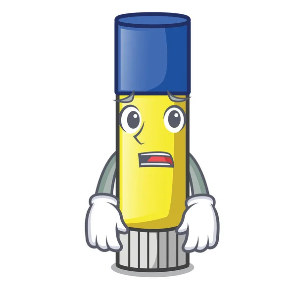 Glue Stick Isolated Mascot Vector Illustration — Stock Vector