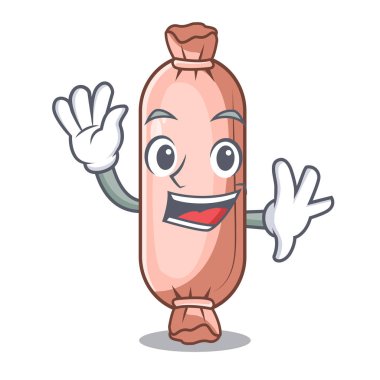 Sallayarak üzerinde isolasi destekleyecek bir karakter vektör çizim