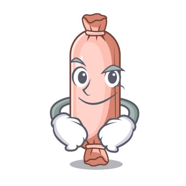 Somurtmaya üzerinde isolasi destekleyecek bir karakter vektör çizim